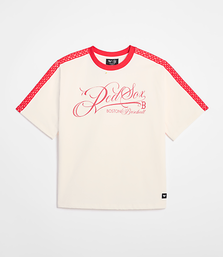 Wild Collective Red Sox Oversized Tee