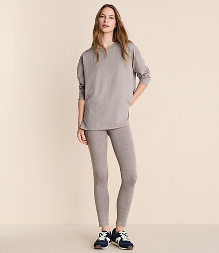 Lou & Grey Heathered Brushedsoft Side Pocket 7/8 Leggings