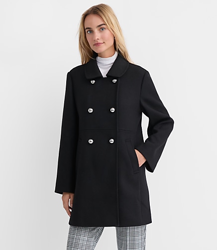 Modern Double Breasted Coat