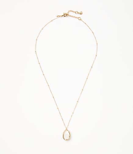 Mother Of Pearl Center Necklace