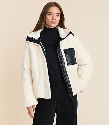 Lou & Grey Sherpa Puffer Jacket
