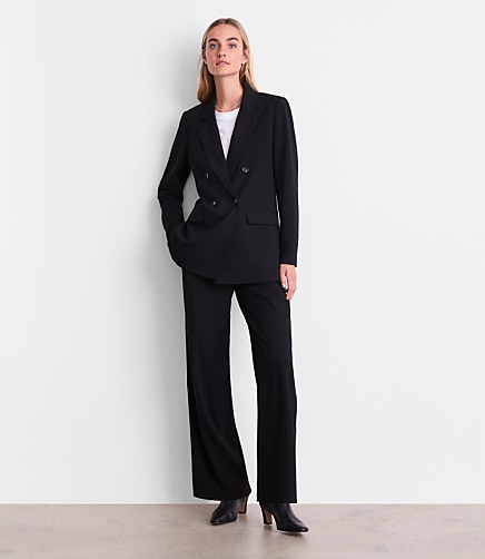 LOFT Versa Seasonless Stretch Double Breasted Blazer