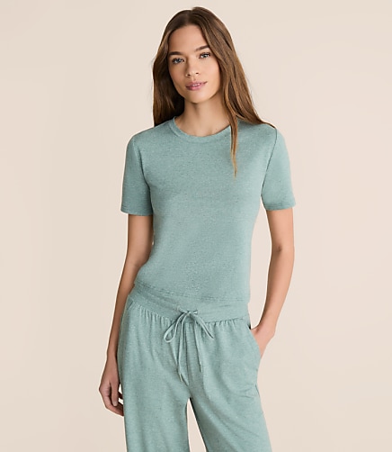 Lou & Grey Heathered Brushedsoft Tee