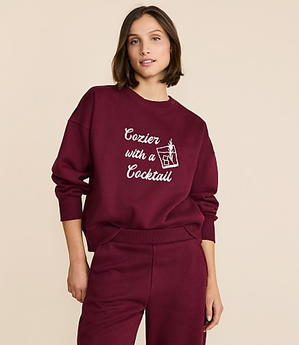 Lou & Grey Cocktail Elite Fleece Sweatshirt