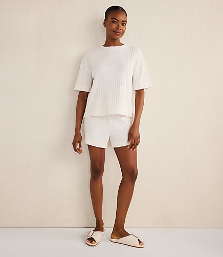 Haven Well Within Cotton Wide Rib Short Sleeve Top