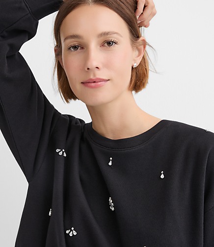 Crystal Bubble Sweatshirt