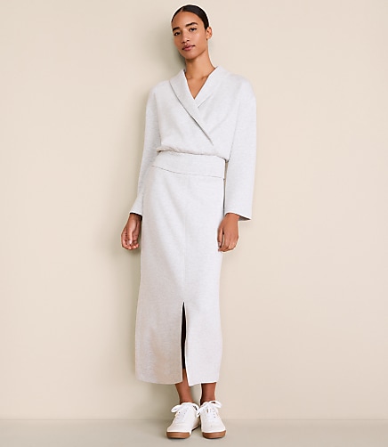 Lou & Grey Heathered Scubasoft Maxi Skirt