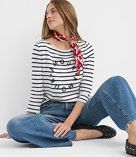 Amour Striped Harbor Tee