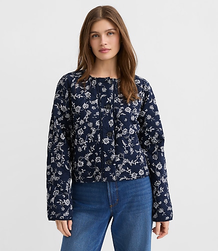 Floral Quilted Jacket