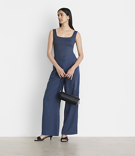 LOFT Versa 360 Knit Square Neck Tank Top