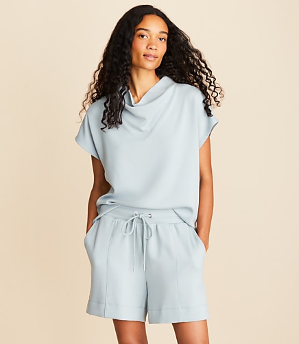 Lou & Grey Scubasoft Cowl Neck Tee