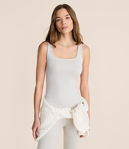 Lou & Grey Heathered Brushedsoft Tank Top