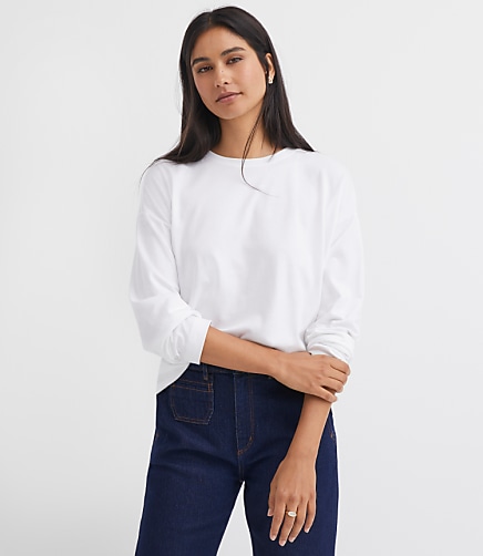 Petite Long Sleeve Modern Tee