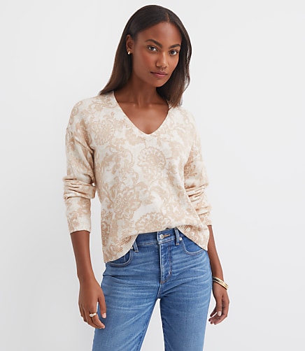 Floral Relaxed Sweater