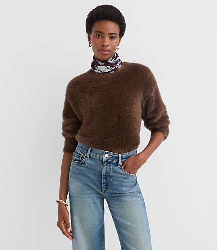Fuzzy Tunic Sweater