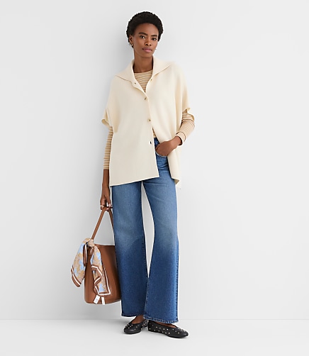 Knit Cape Jacket