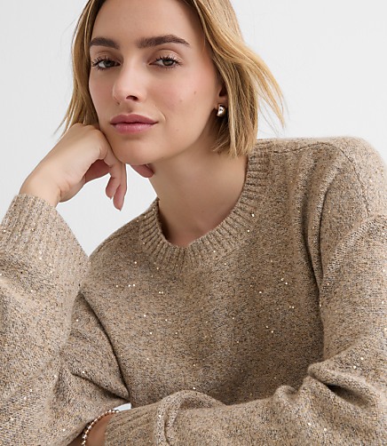 Shimmer Relaxed Everyday Sweater