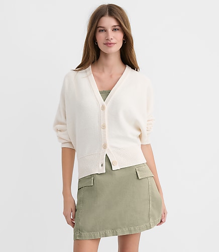 Dolman V-Neck Cardigan