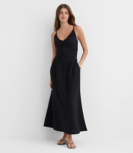 maxi black sheer dress Pixie Market Romane Sheer Bottom Dress | Black | Size L