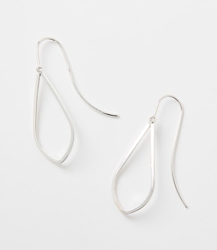 Open Drop Delicate Pull Through Earrings