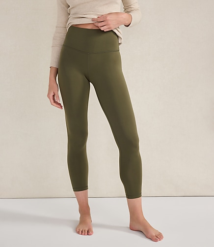 Haven Well Within Balance Cropped Leggings - Olive