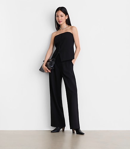 Petite LOFT Versa Seasonless Stretch Strapless Pocket Top