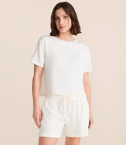 Lou & Grey Lightweight Scubasoft Rounded Hem Tee