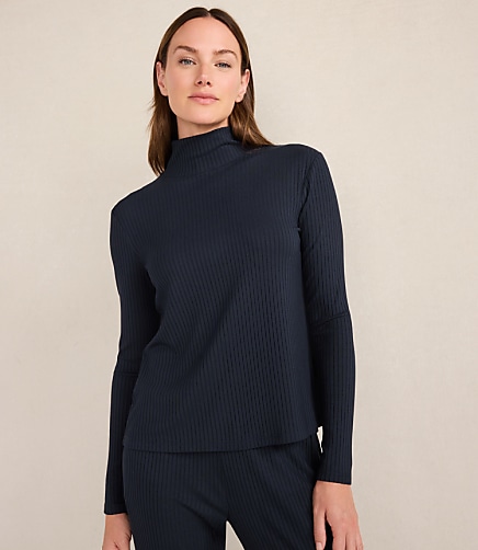 Haven Well Within Drapey Rib Knit Turtleneck