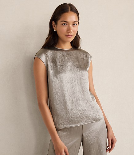 Haven Well Within Luxe Crinkle Shine Top
