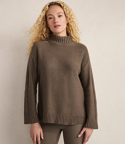 Haven Well Within Cotton Blend Mock Neck Sweater