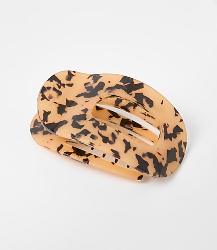 Tortoiseshell Print Claw Hair Clip