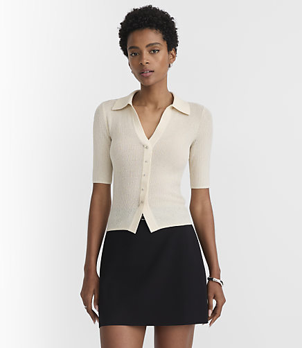 Button Polo Sweater