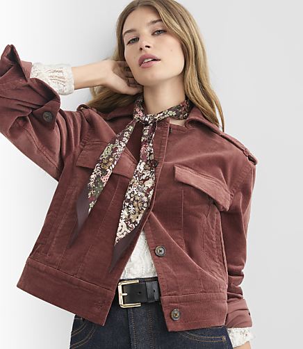 Brushed Corduroy Cadet Jacket