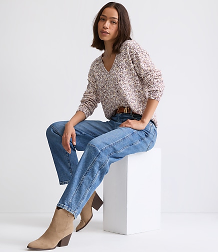 Floral Relaxed Sweater