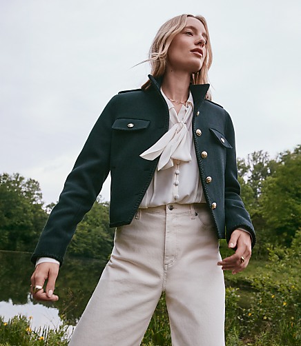 Braided Trim Cadet Jacket