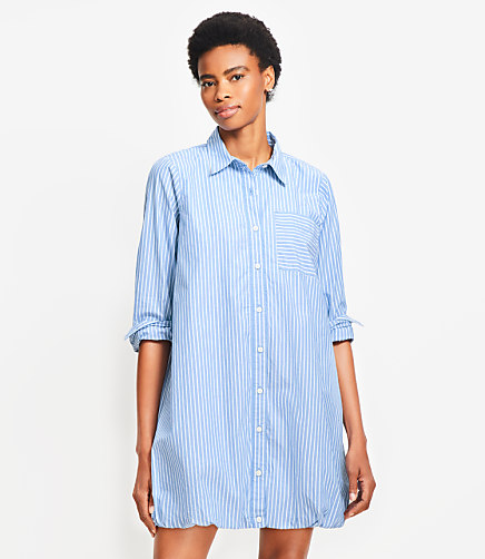 Blue Shirt Dress | Loft