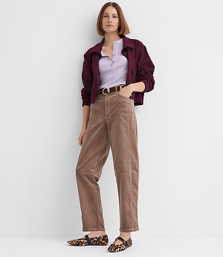 Tall Barrel Corduroy Pants