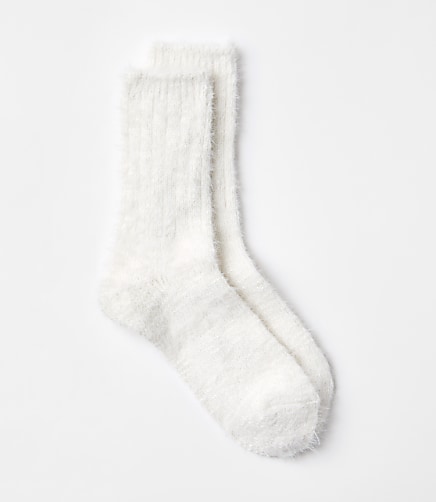 Shimmer Cozy Crew Socks