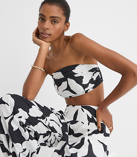 LOFT Beach Magnolia Bandeau Top