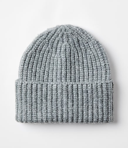 Ribbed Beanie - Cinder Grey Heather