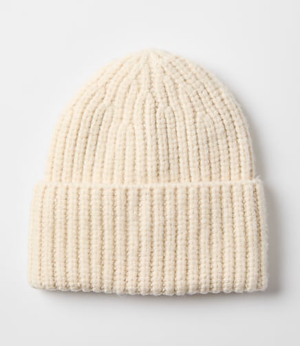 Ribbed Beanie - Pure Vanilla
