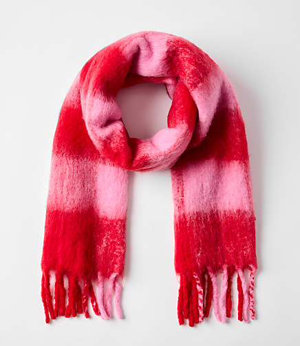 Plaid Blanket Scarf