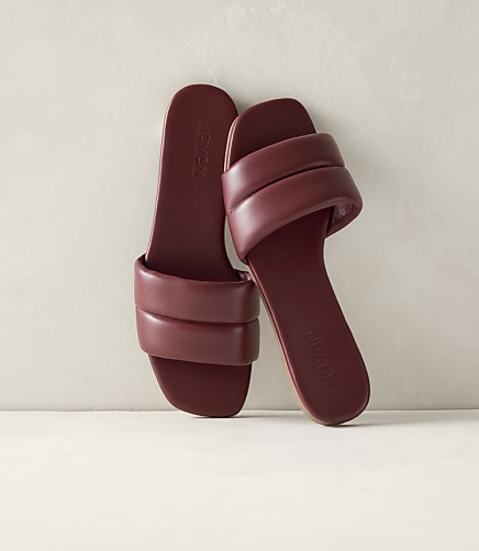 Haven Well Within Quilted Leather Slides