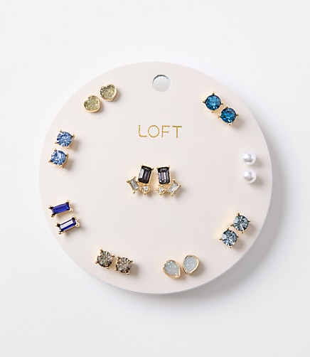 Sparkle Cluster Stud Earring Set