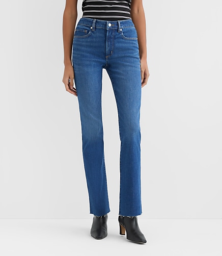 Rivete Curvy Mid Rise Boot Jeans in Vintage Dark Wash