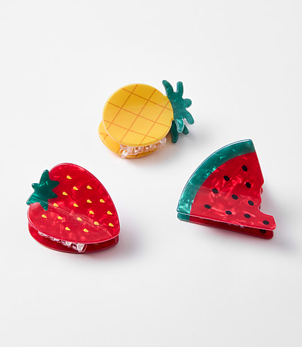 Fruit Hair Clip Set