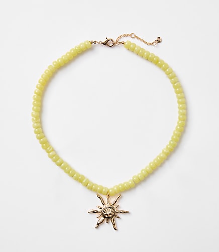 Sun Beaded Necklace