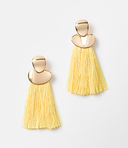 LOFT Beach Tassel Earrings