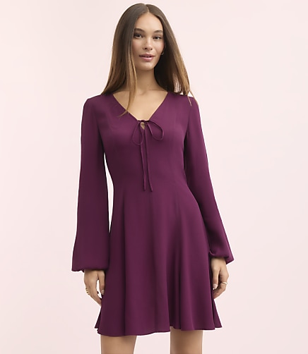 Lately Tie Neck Mini Dress