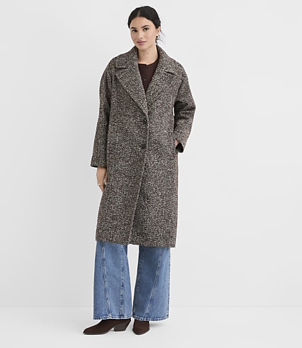 Boucle Cocoon Coat